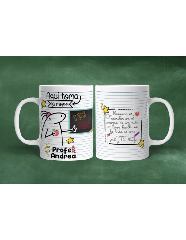 Tazas flork día del maestro