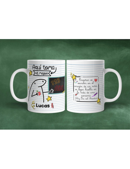 Tazas flork día del maestro