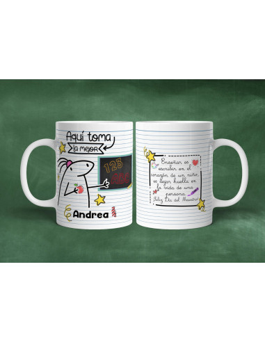 Tazas flork día del maestro
