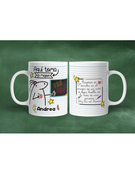 Tazas flork día del maestro