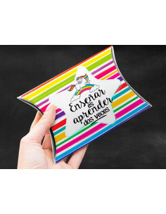 Caja almohada día del maestro 2