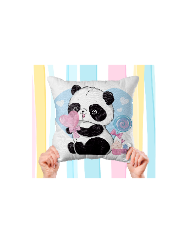 almohadón Taza animalitos dulces