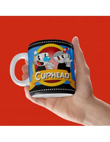 Cuphead - taza almohadón apego