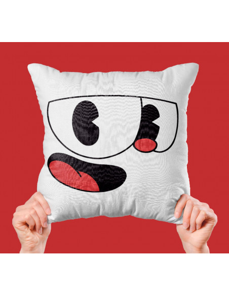 Cuphead - taza almohadón apego