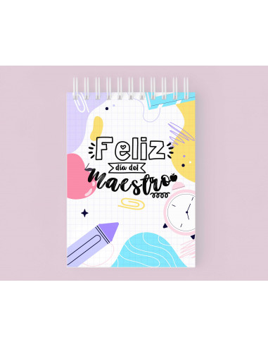 Anotadores día del maestro