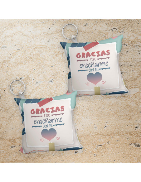 LLAVERO ALMOHADITA DIA DEL MAESTRO