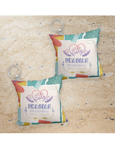 LLAVERO ALMOHADITA DIA DEL MAESTRO