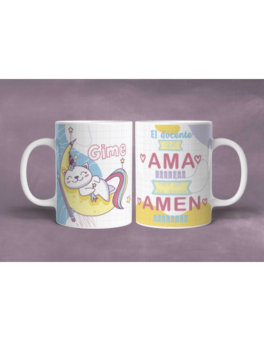 Taza Almohadón día del maestro