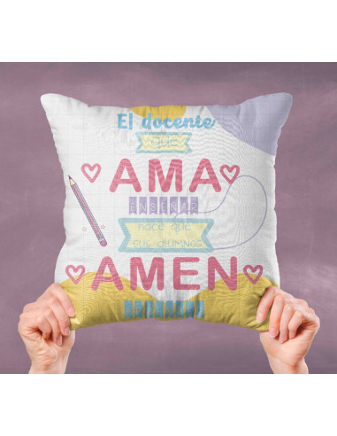 Taza Almohadón día del maestro