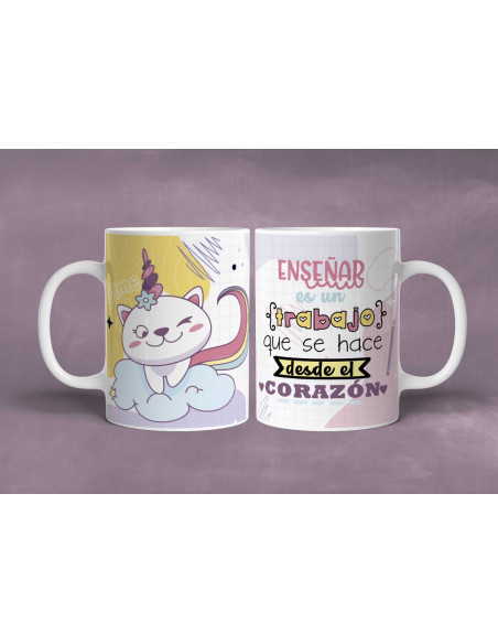 Taza Almohadón día del maestro