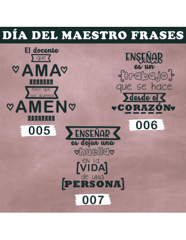 Frases día del maestro png