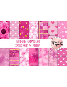 46 FONDOS - ROSA GRIS Y...