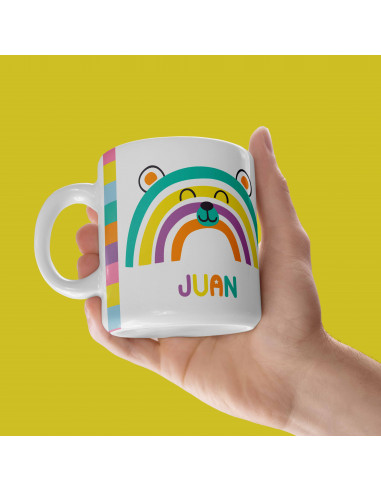 Taza almohadón carita animalitos...