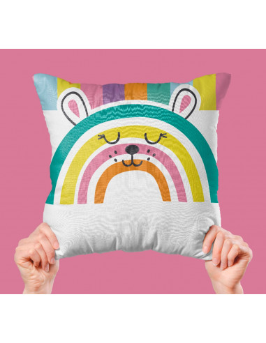 Taza almohadón carita animalitos...