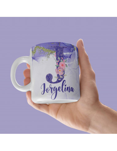 Tazas iniciales Lila