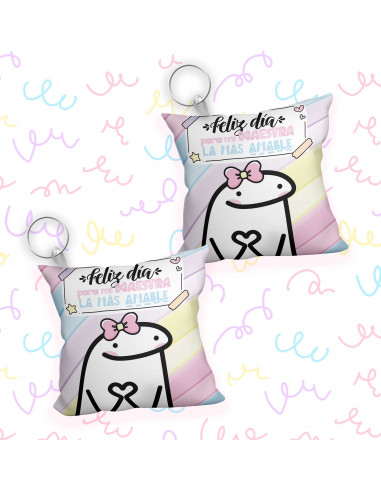 Almohadones flork día del maestro