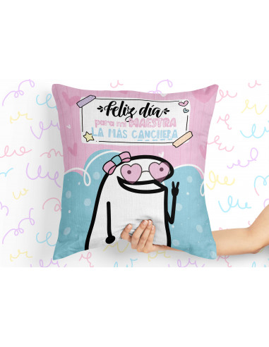 Almohadones flork día del maestro