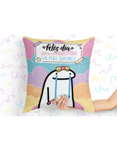 Almohadones flork día del maestro