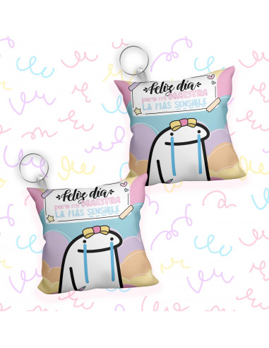 Almohadones flork día del maestro