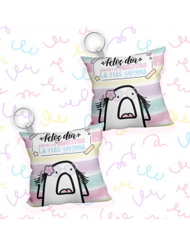 Almohadones flork día del maestro