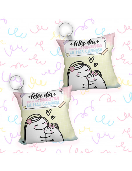 Almohadones flork día del maestro