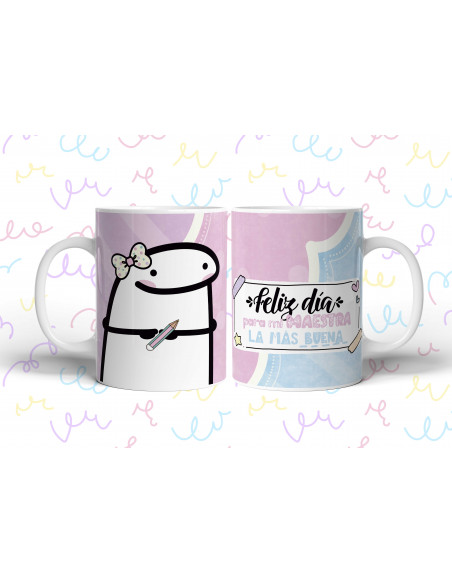 Taza día del maestro flork