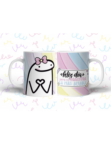 Taza día del maestro flork