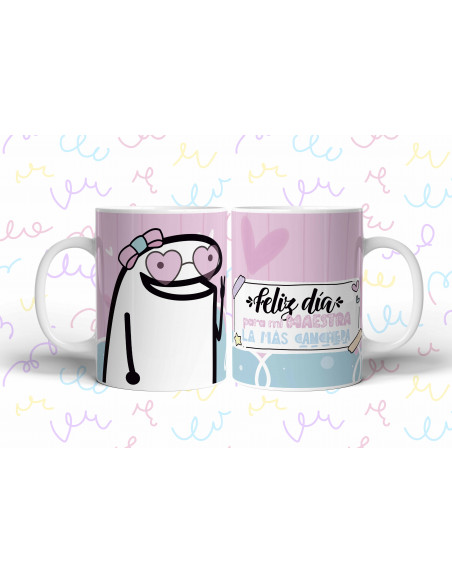 Taza día del maestro flork