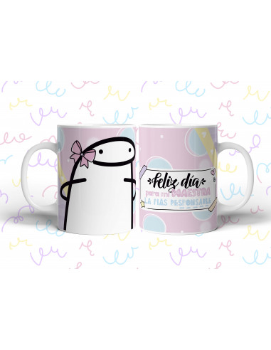Taza día del maestro flork