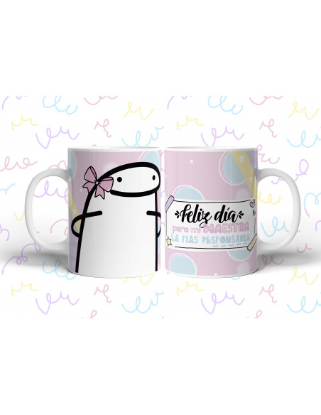 Taza día del maestro flork