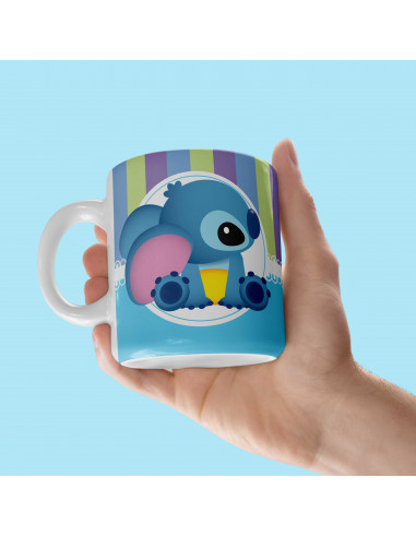 Stitch bebé Taza Almohadón