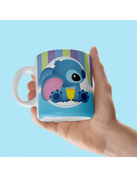 Stitch bebé Taza Almohadón