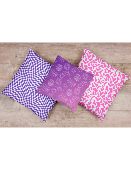 Almohadones estampados femenimos