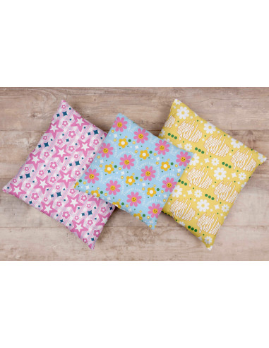 Almohadones estampados femenimos