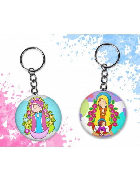 Llaveros virgencitas