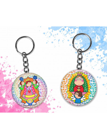 Llaveros virgencitas