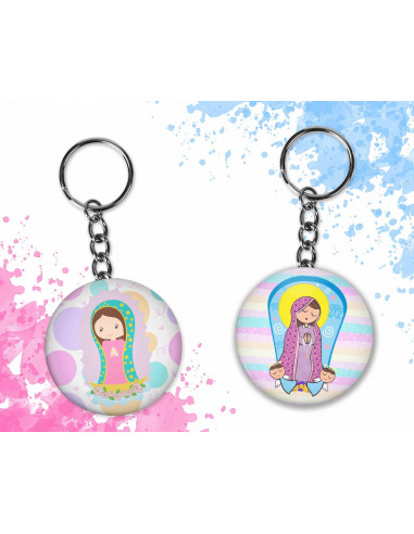 Llaveros virgencitas