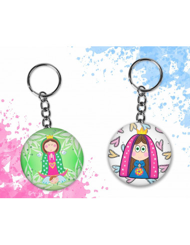 Llaveros virgencitas