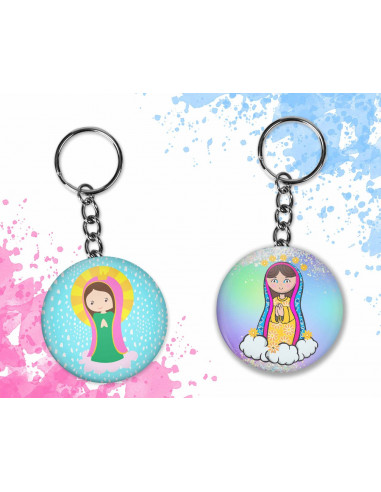 Llaveros virgencitas