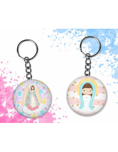 Llaveros virgencitas