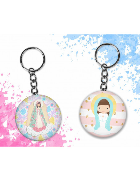 Llaveros virgencitas