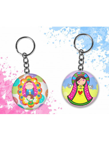 Llaveros virgencitas