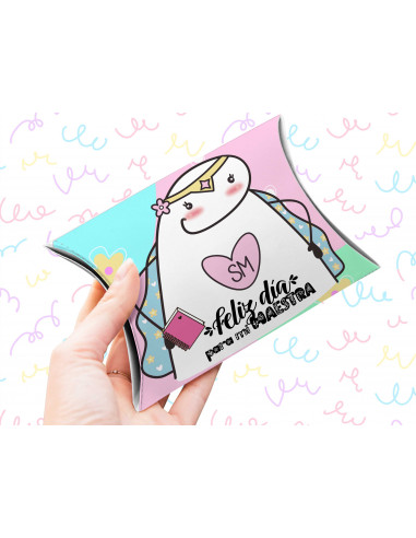 Caja almohada día del maestro flork