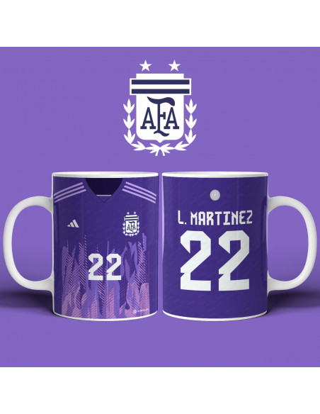 Taza Camiseta Selección Argentina alternativa 2022