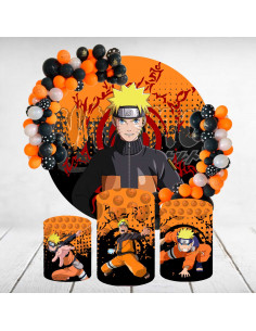 Decoración mesa naruto