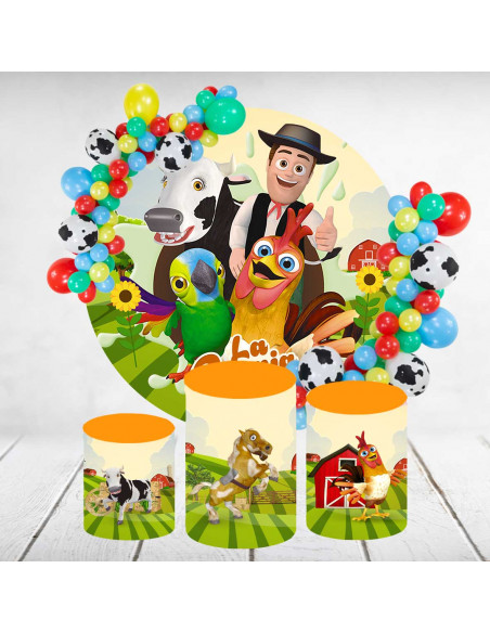 Decoración mesa granja zenon