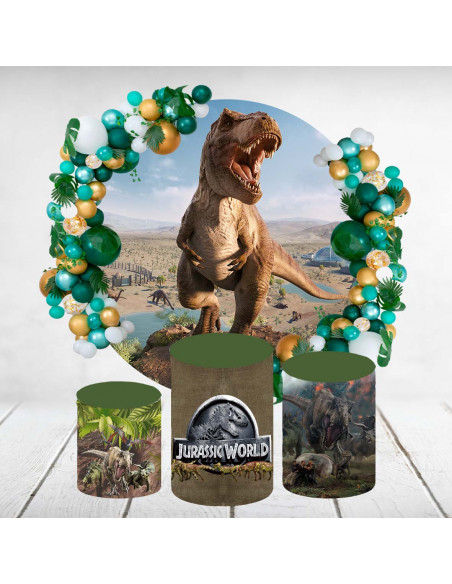 Decoración mesa dinosaurio