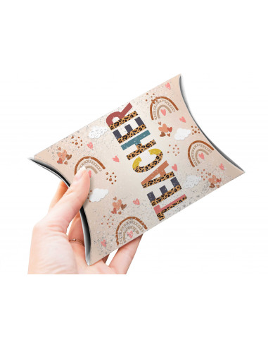 Caja almohada día del maestro