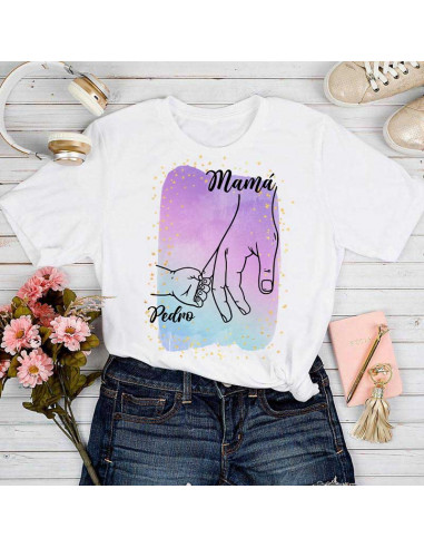 Remeras manos día de la madre