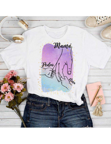 Remeras manos día de la madre